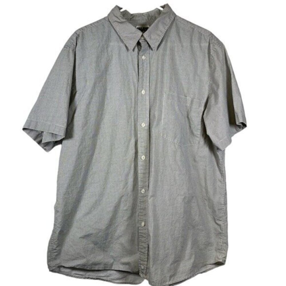 Polo Jeans Company Ralph Lauren Checkers Plaid White Button Down Shirt Size XXL